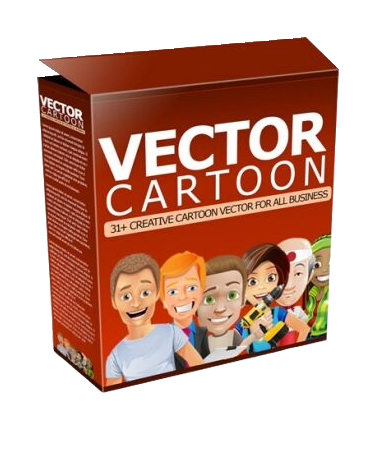 Vector Cartoon Package mockup