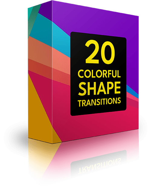 20 Colorful Shape Transitions mockup
