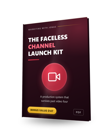 The Faceless Channel Launch Kit mockup