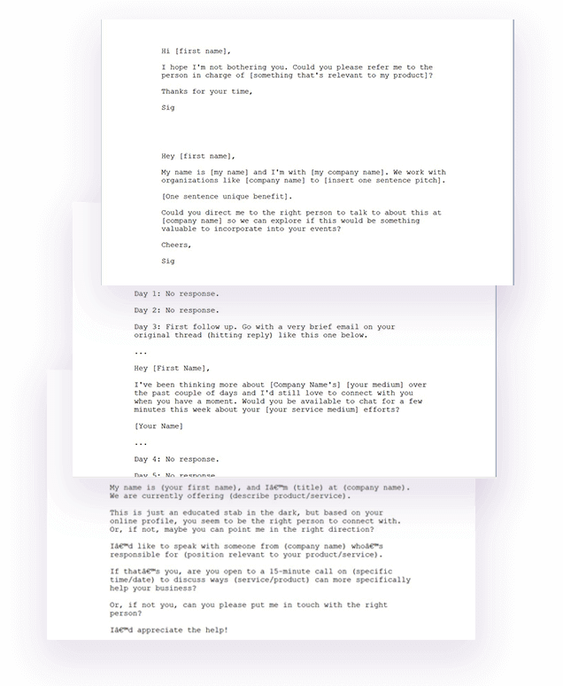 4-Part Client-Getting Email Sequence mockup