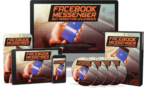 FB Messenger Bot Marketing Unleashed mockup