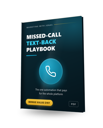 The Missed-Call Text-Back Playbook mockup