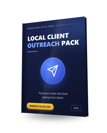 Local Client Outreach Pack (PDF) mockup