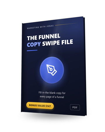 The Funnel Copy Swipe File mockup