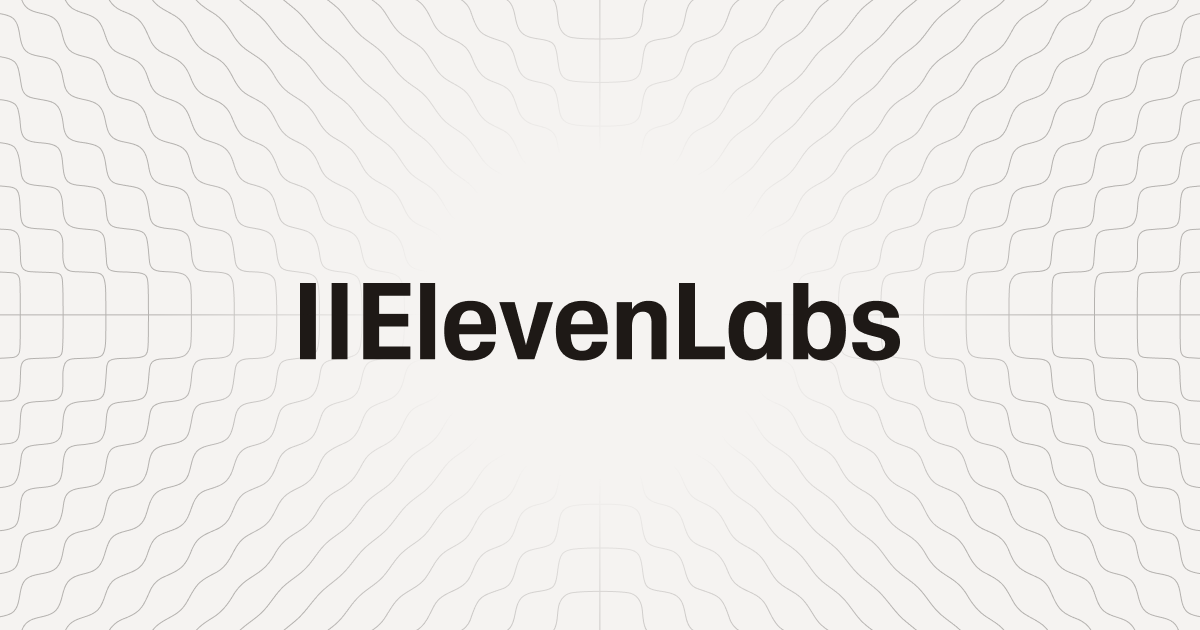 ElevenLabs product shot