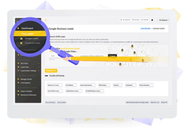 Find Leads screenshot