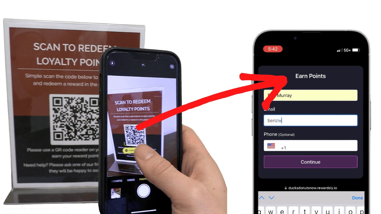 Customers Earn & Redeem screenshot